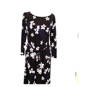 Deep colorful ivanka trump floral dress